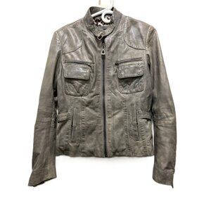Bod & Christensen Leather Moto Jacket
